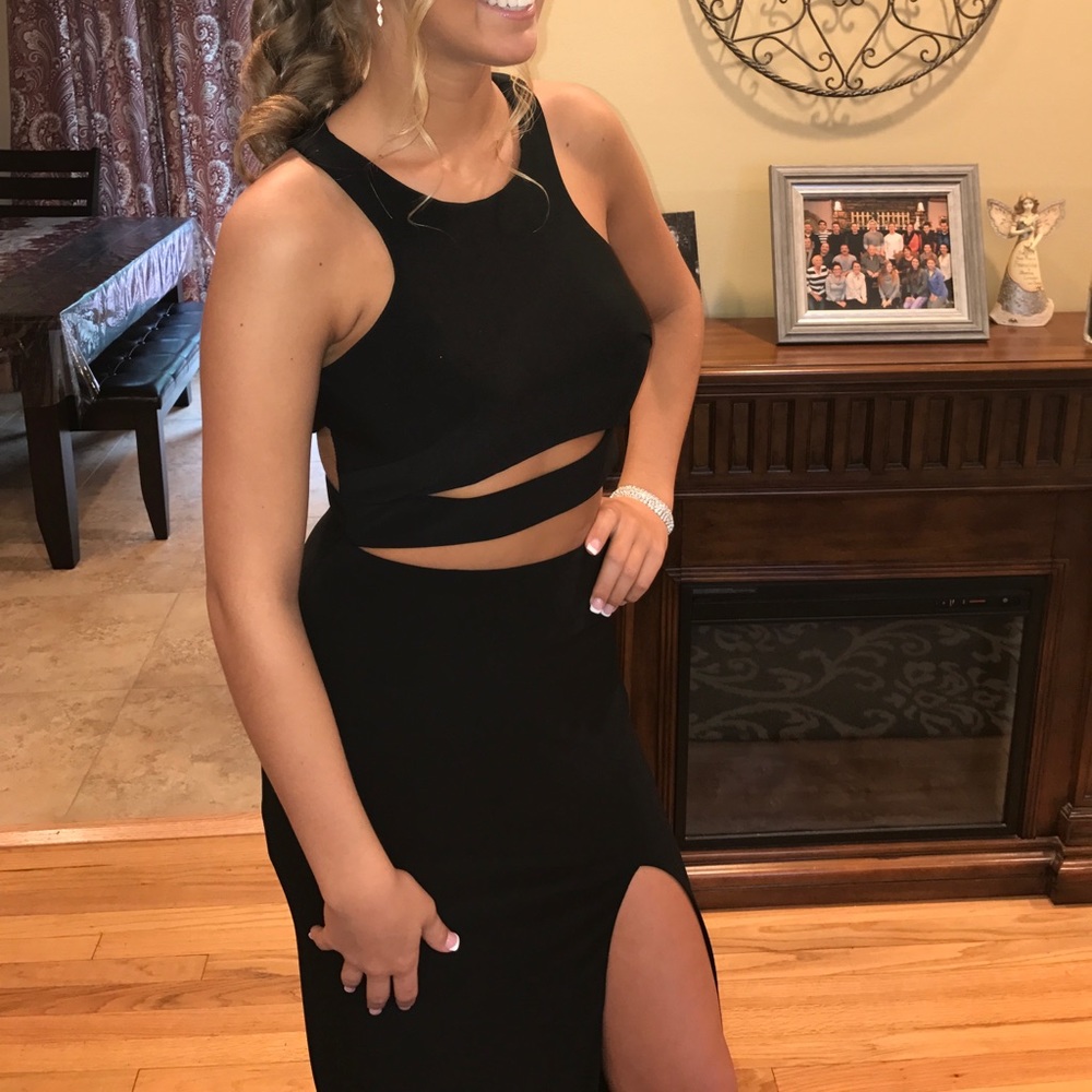Black Long Gown